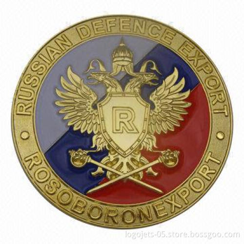 Medal with Soft Enamel Colors Filled, OEM Orders are Accepted